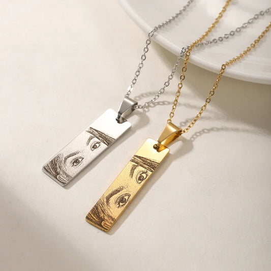 Personalized Eye Necklace